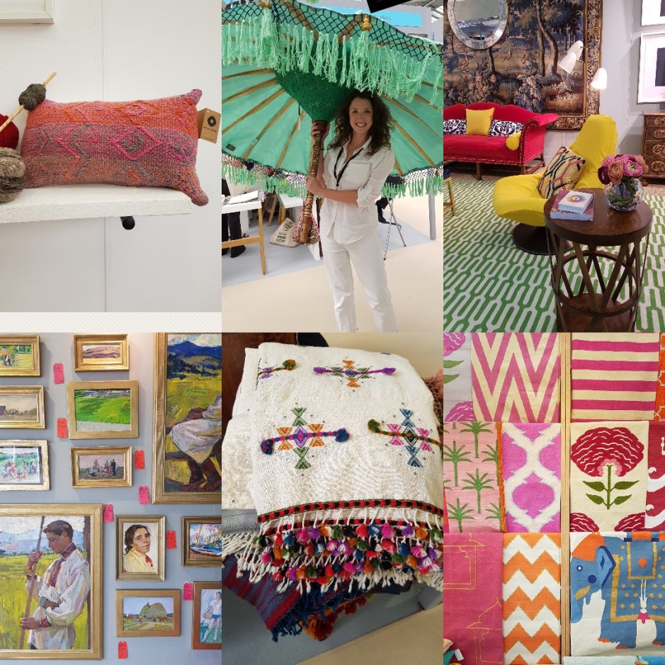 Collage for House & Garden Festival 2018 on Charis White Interiors blog