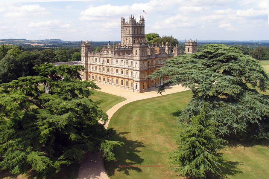 Highclere Castle on Charis White Interiors blog re Downton Abbey Film/The English Home magazine