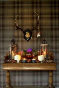 Hogmanay console table