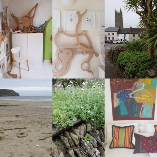 Helen and John Worton's Cornish home collage of photos. Photos and blog: Charis White