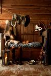 Scottish hunting lodge bootroom