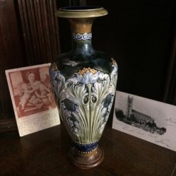 Vase used by Tanya Bowd for Howards End set. Charis White interiors blog